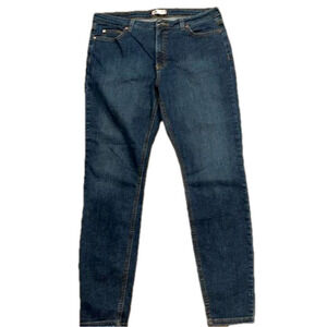 Dickies 16 RG skinny med blue  denim jeans with zip and button close